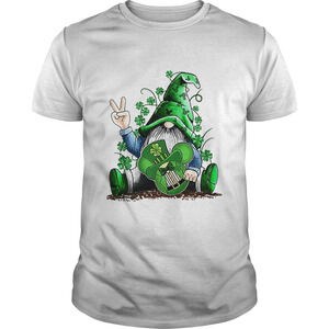 Gnome Hug Mickey Clover Irish St Patricks Day Shirt